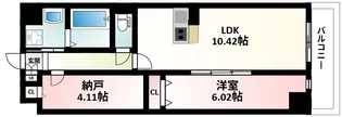 アーバンパーク新大阪【10階】の間取り