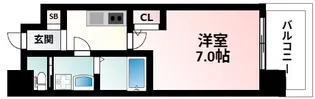 セレニテ三国プリエ【7階】の間取り