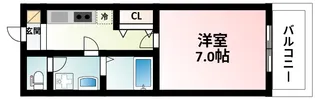 グランカーサ緑地公園【1階】の間取り