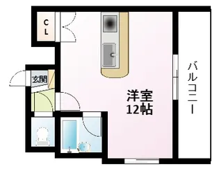 江坂東OMパレス【4階】の間取り