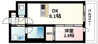 セレニテ江坂グランデ【6階】の間取り