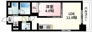 江坂 和(nagomi)【5階】の間取り