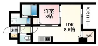 SEST新大阪【8階】の間取り