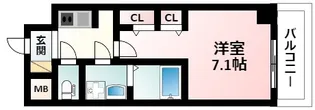 S-RESIDENCE三国WEST【9階】の間取り