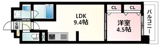 S-RESIDENCE東三国amante【4階】の間取り
