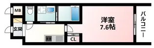comforespa新大阪【5階】の間取り
