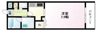 グランシス江坂【7階】の間取り