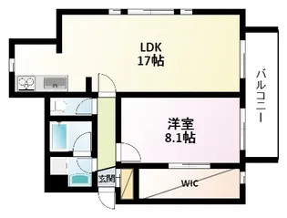 サークルコート緑地【2階】の間取り