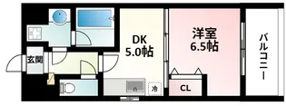 フルーヴトレーズ【3階】の間取り