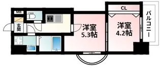 Luxe新大阪SOUTH【5階】の間取り