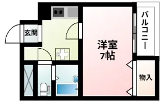 REBANGA江坂AP【4階】の間取り