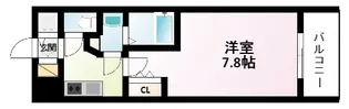 BPRレジデンス江坂【10階】の間取り
