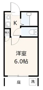 バリュージュ船越【1階】の間取り