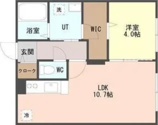 リスペクト新川【402号室】の間取り