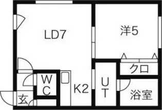 北海道札幌市北区麻生町5丁目【マンション】の間取り