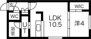 HOPE北円山【502号室】の間取り