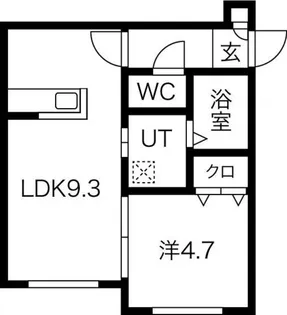 サンステージ澄川3-1【101号室】の間取り
