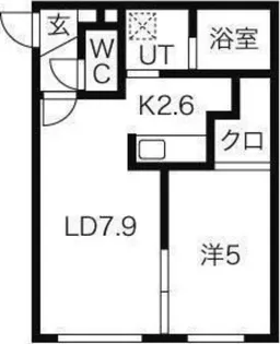ルシエル【303号室】の間取り