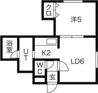 リースペース新道東【111号室】の間取り