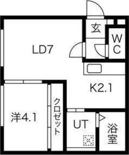 エルヴィータ【205号室】の間取り