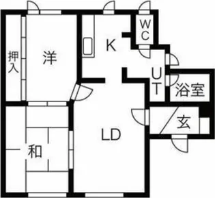 ひまわりハイツ【203号室】の間取り