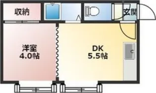 メゾンド・カンパーニュII【3号室】の間取り