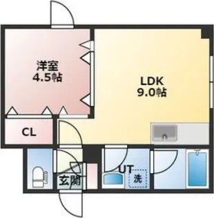 ライブヒア【205号室】の間取り