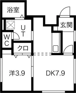 コートハウスK【302号室】の間取り
