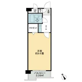 ライオンズマンション名大ウエスト【3階】の間取り