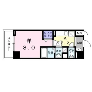 アーバンスクウェア丸の内【10階】の間取り