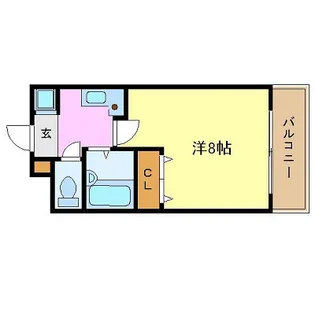 LUMINOUS TSURUMAKOEN【9階】の間取り