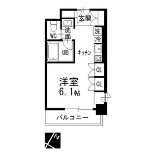 Ritzy本山【110号室】の間取り