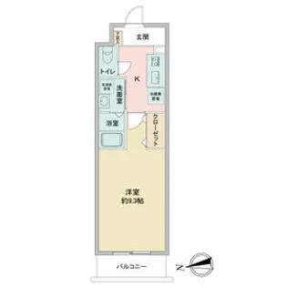 KDXレジデンス今池【402号室】の間取り