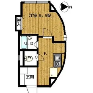グランベール安田通【5階】の間取り