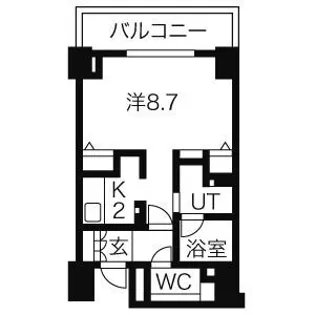 CASSIA車道【15階】の間取り