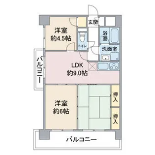 扶桑ハイツ【301号室】の間取り