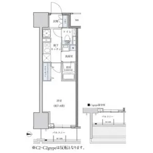 パークアクシス新栄【12階】の間取り