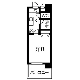 ベル池下【11階】の間取り