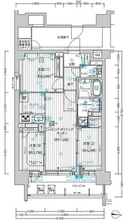 プレサンスレイズ鶴舞公園【8階】の間取り