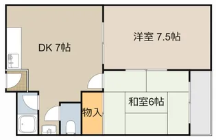 コーポ城垣【306号室】の間取り
