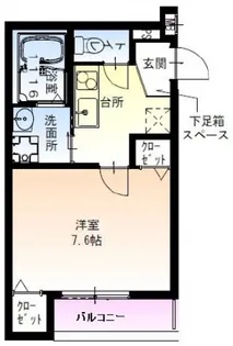フジパレス西三荘Ⅲ番館【3階】の間取り
