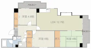 ルーラルハイツ廣【3階】の間取り