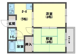 ドゥウエル南【2階】の間取り