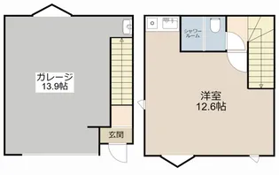大阪府門真市小路町【テラスハウス】の間取り