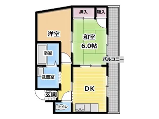 ロイヤルハイツ木村2号館【305号室】の間取り