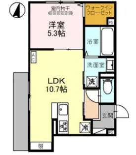 ルミナス【1階】の間取り