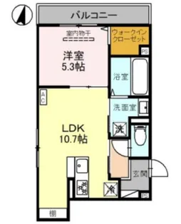 ルミナス【203号室】の間取り