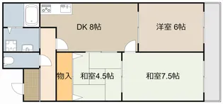パレロワイヤル【405号室】の間取り