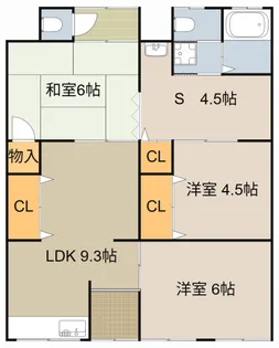 足立文化【103号室】の間取り