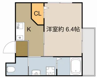 レアリゼ門真【303号室】の間取り